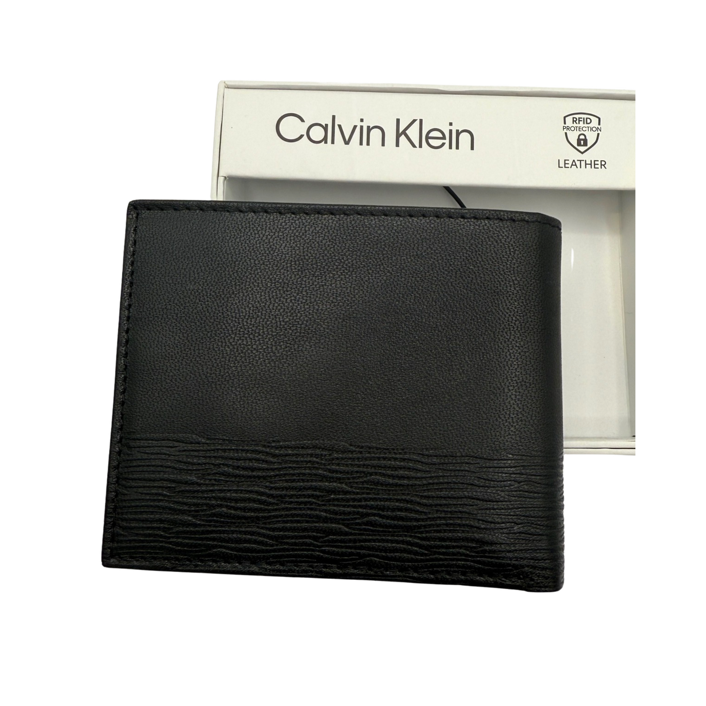 Calvin Klein Bifold Wallet for Men - Black - RFID Protection