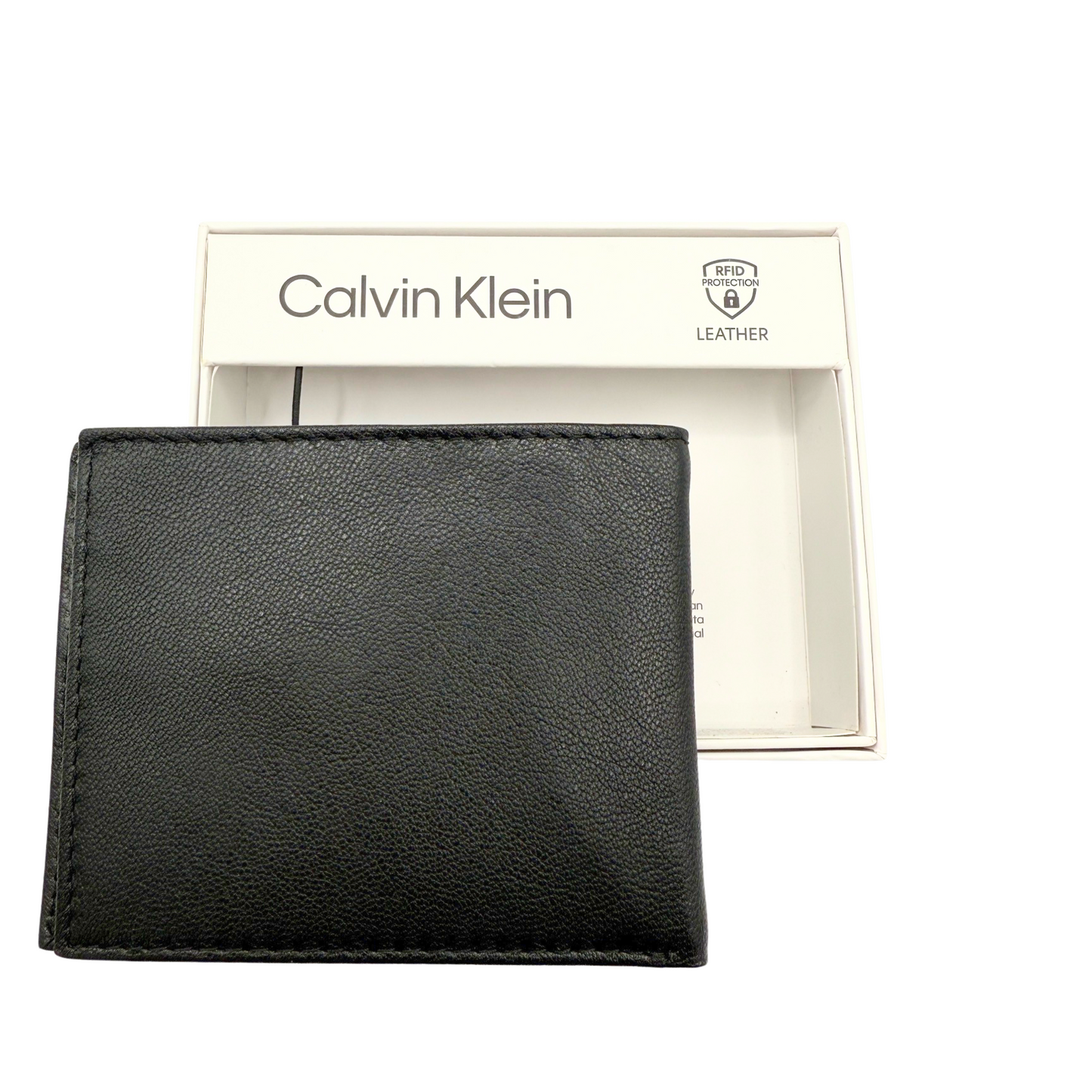 Calvin Klein Bifold Wallet For Men - Black Colour - RFID Protection RRP £70