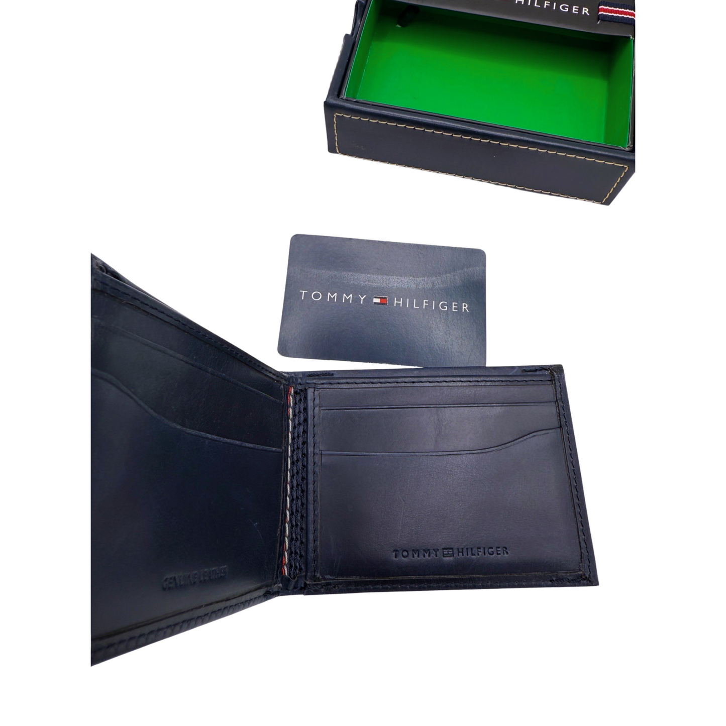 Tommy Hilfiger Bifold Wallet For Men - Navy Colour - RFID Protection RRP £70
