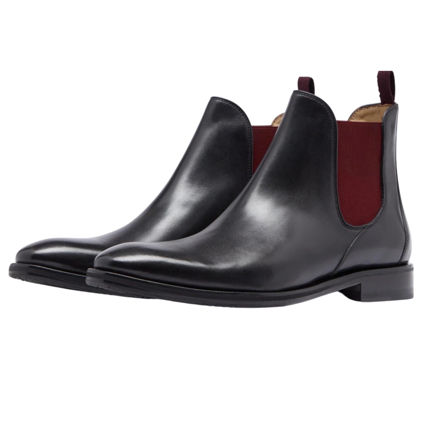 Oliver Sweeney Andante Black Polished Leather Chelsea Boots RRP £199 UK 10 & 11