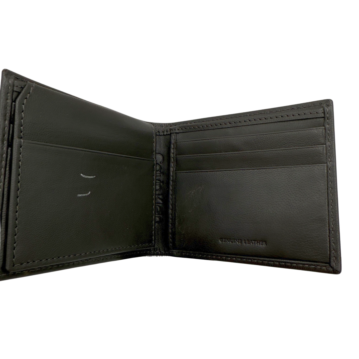 Calvin Klein Wallet for Men - Grey - RFID Protection - Leather
