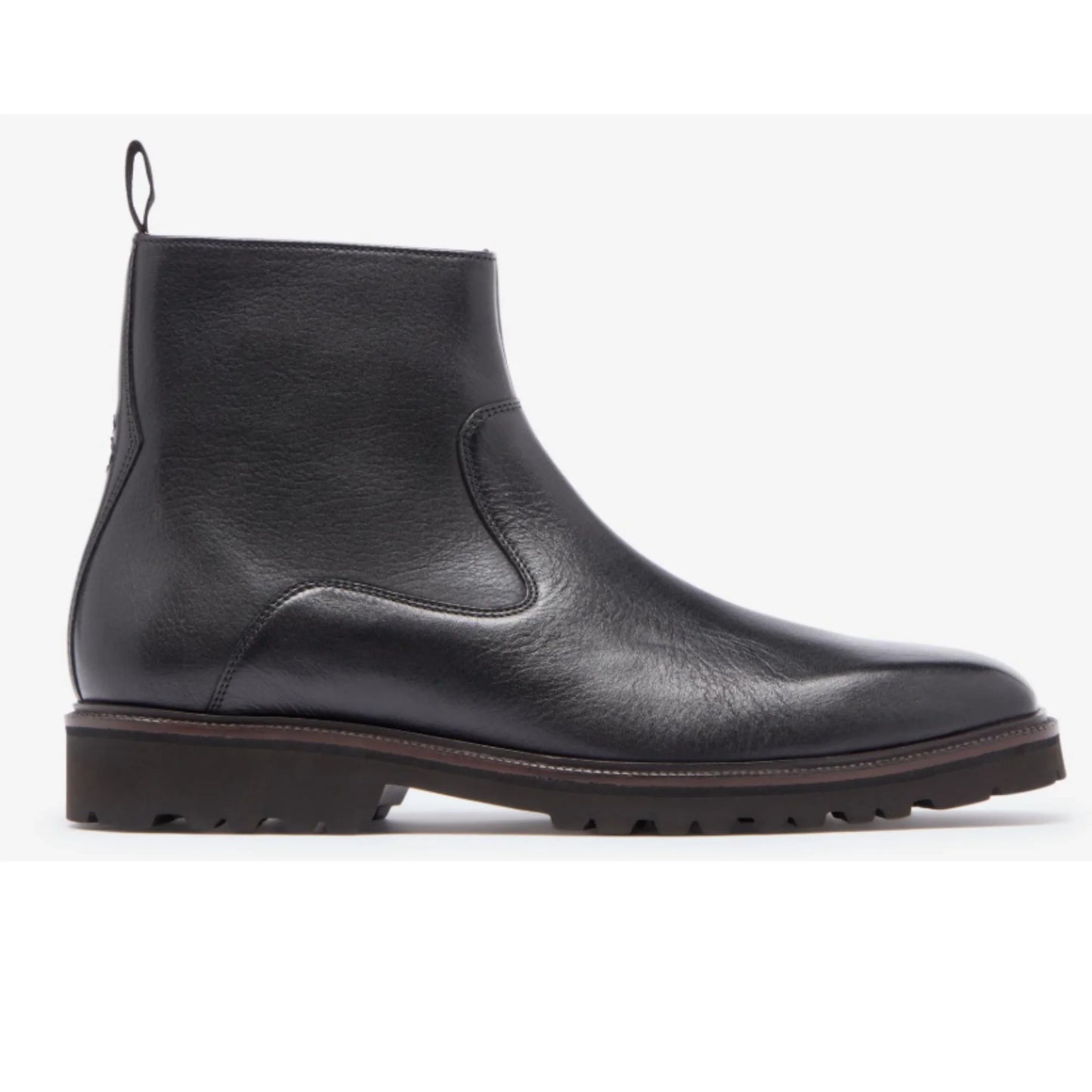 Oliver Sweeney Swanley Black Milled Leather Zip Boots RRP £199 UK 10