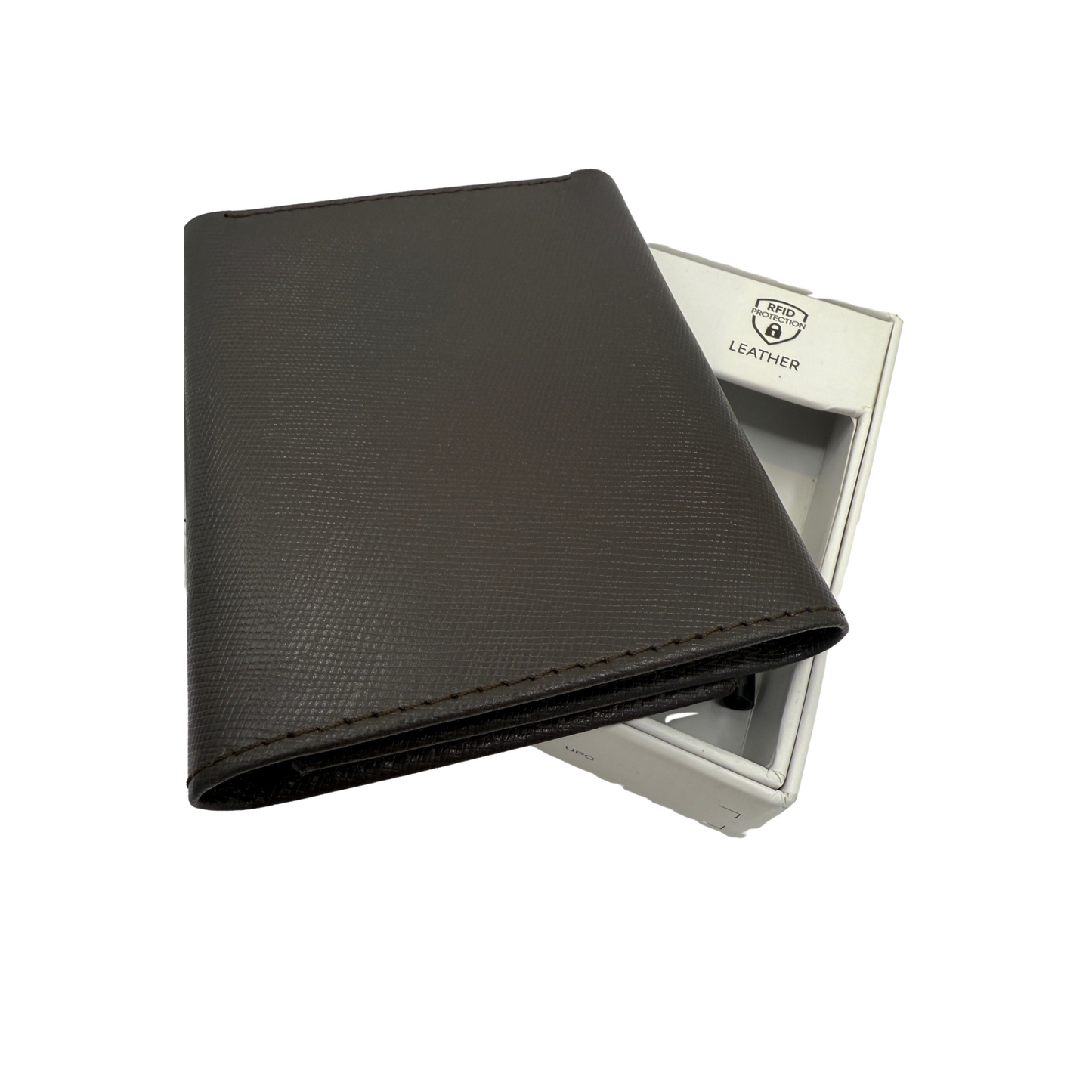 Calvin Klein Trifold Wallet for Men Women - Brown - RFID Protection