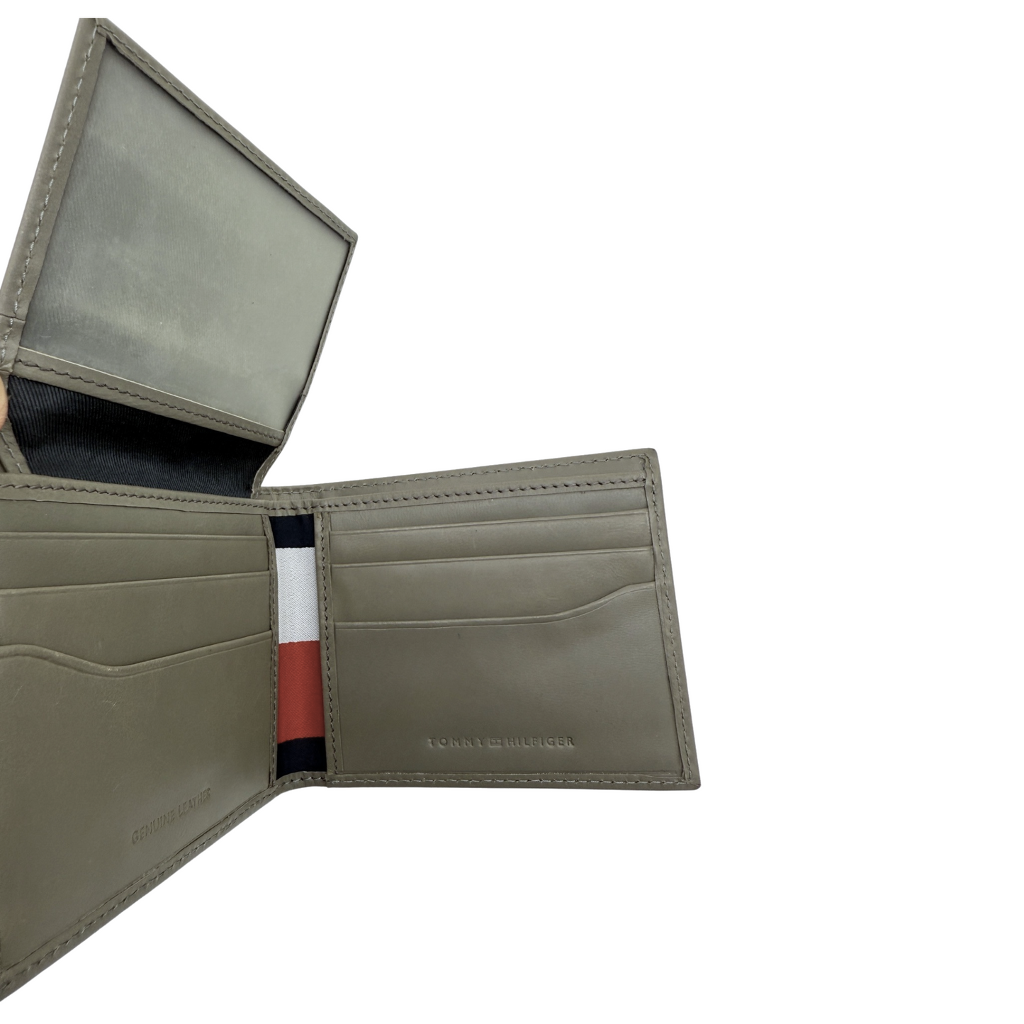 Tommy Hilfiger Wallet for Men - Grey Men's Wallet - RRP£60 - Calf Leather