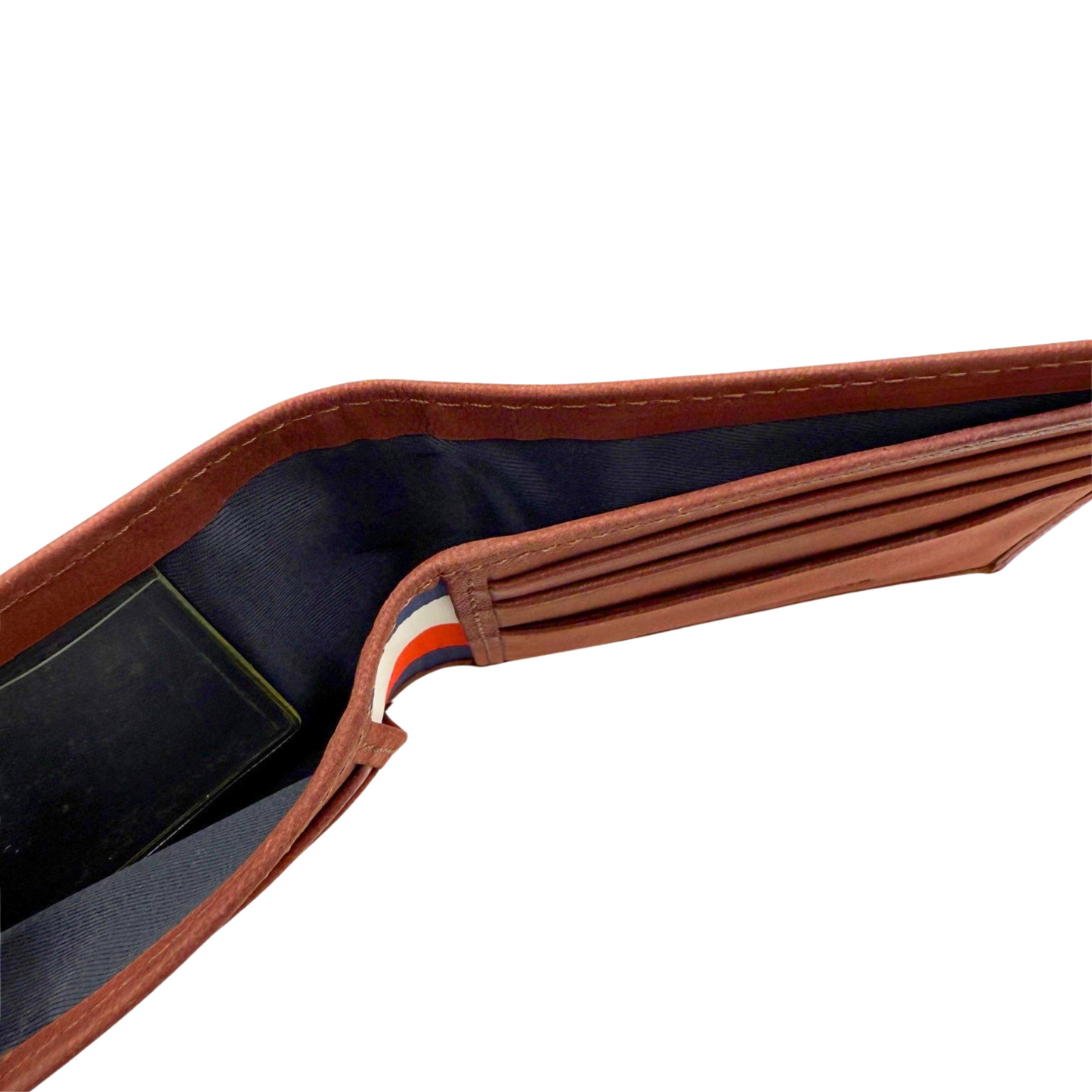Tommy Hilfiger Wallet for Men - Men's Wallet - Burgundy - Calf Leather
