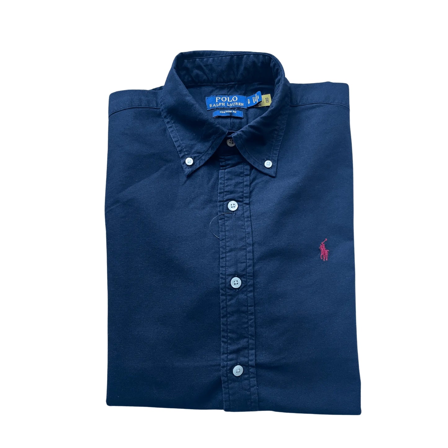 Ralph Lauren Oxford Shirt Custom Fit Navy Shirt for Men - RRP £145
