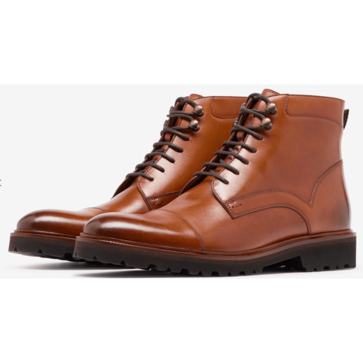 Oliver Sweeney Haredon Tan Calf Leather Derby Boots - RRP£199 - UK 11 - Almostnewcloset.com