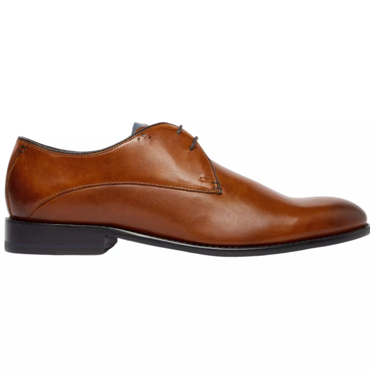 OLIVER SWEENEY MEN'S KNOLE TAN LUXURY LEATHER DERBY SHOES RRP £179