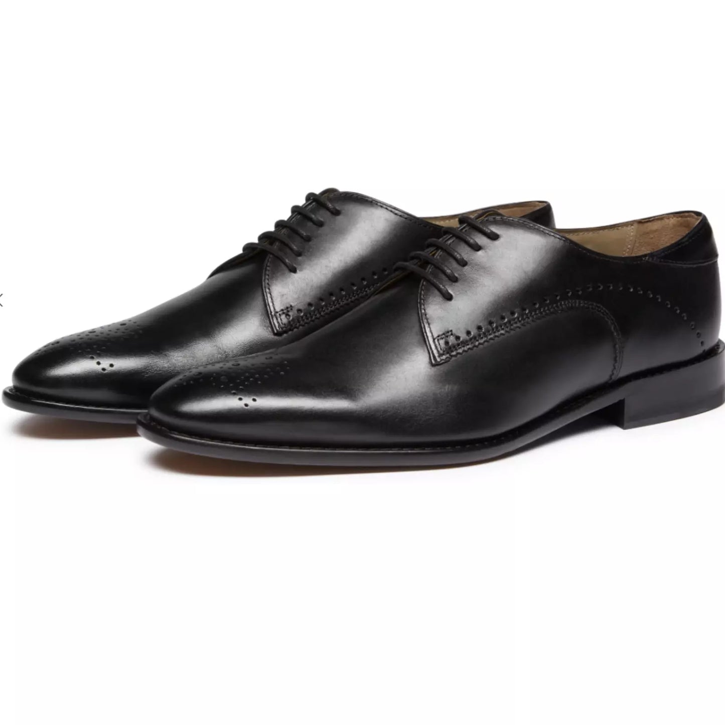 Oliver Sweeney Harworth Black Calf Leather Derby Shoes RRP £179 UK 12