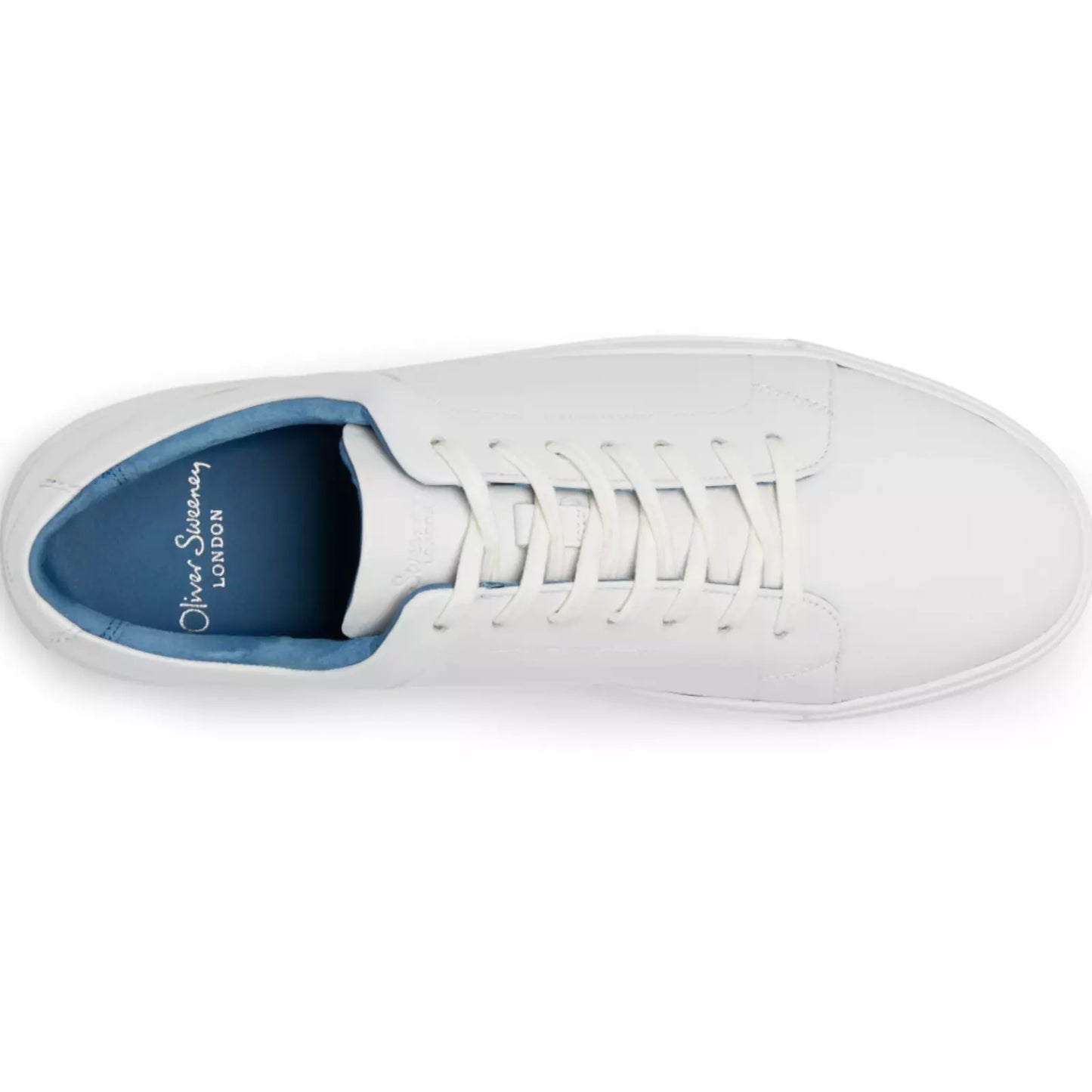 Oliver Sweeney Hayle White Calf Leather Trainers UK 11 RRP£159