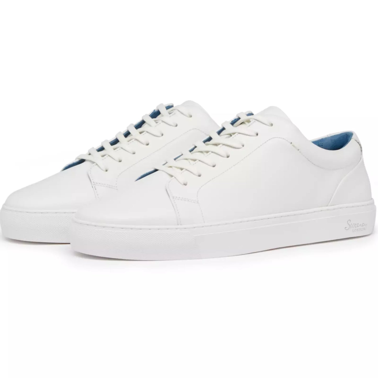 Oliver Sweeney Hayle White Calf Leather Trainers UK 11 RRP£159