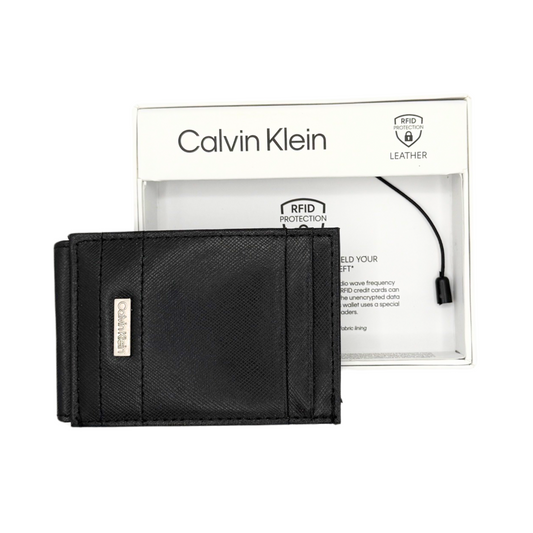 Calvin Klein Magnetic Wallet - Black - RFID
