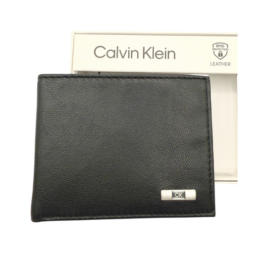 Calvin Klein Bifold Wallet For Men - Black Colour - RFID Protection RRP £70