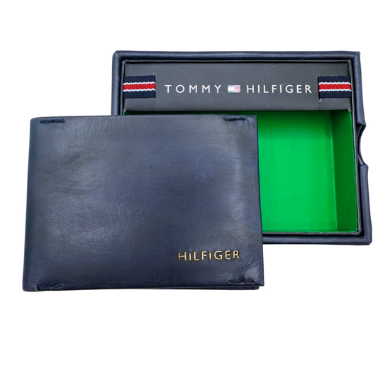Tommy Hilfiger Bifold Wallet For Men - Navy Colour - RFID Protection RRP £70