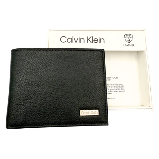Calvin Klein Bifold Wallet For Men - Black Colour - RFID Protection RRP £70