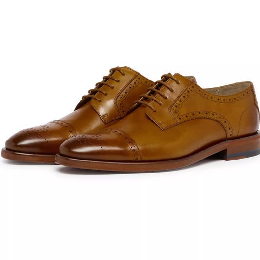 OLIVER SWEENEY MEN'S BRIDGFORD LUXURY DERBY BROGUES SHOES RRP £179