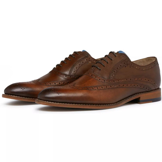 Oliver Sweeney Fellbeck Dark Tan Oxford Brogues RRP£179 UK 7